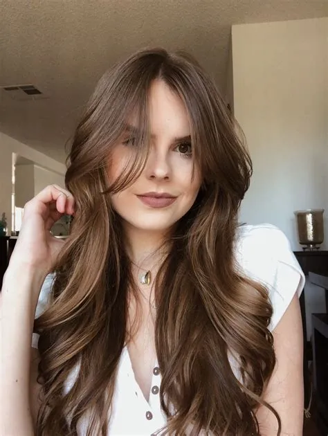 Curtain bangs Bangstyle Hair Long Bangs curtain | Long hair with bangs ...