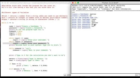 10 Python Tutorial While Loop Password and Username Program - YouTube