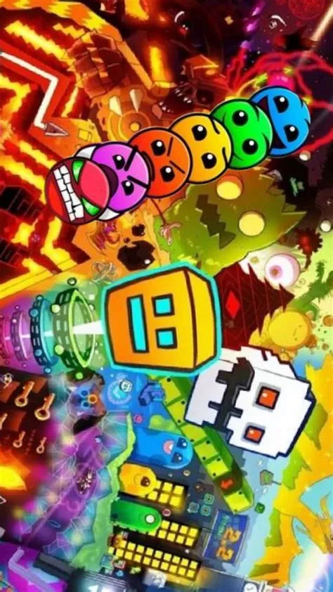 by Brendan Stewart on Shuffle Pins by you | Geometry dash wallpaper ...