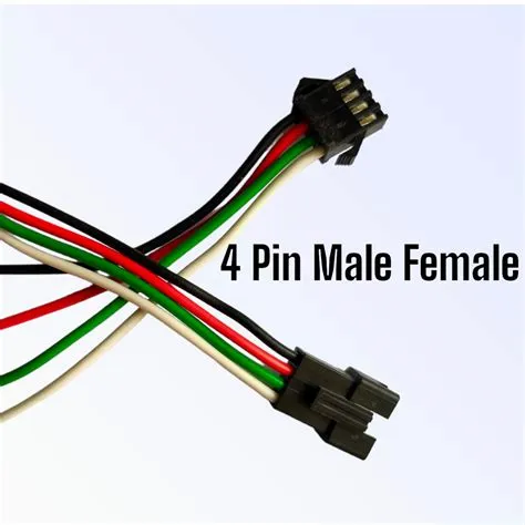 4 Pin Male -Female Connector – HardHat Electronics