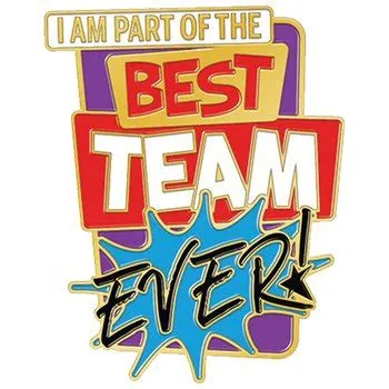 I Am Part of the Best Team Ever Lapel Pin With Presentation Card ...