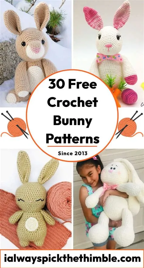 Free Crochet Pattern For Bunnies at Troy Hager blog