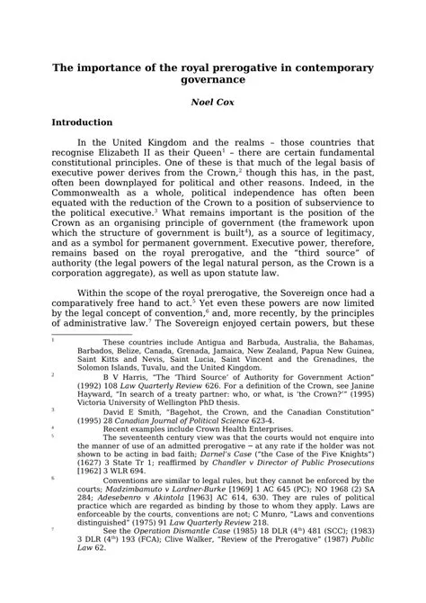 Prerogative Definition