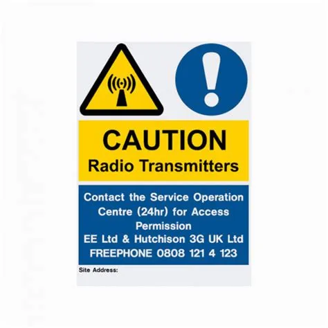 Labelling - SIGN A SW (EE-H3G) - Caution Radio Transmitters - EE H3G ...
