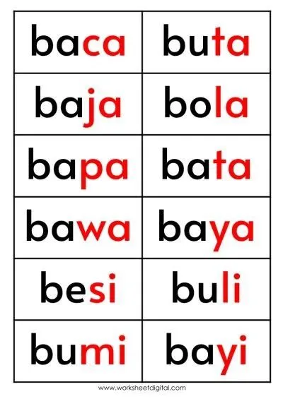 Bahasa Worksheets - Worksheet Digital | Reading comprehension lessons ...