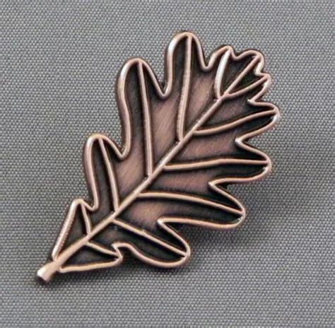 Oak Leaf Pin Badge | Enamel Lapel Pin Badges | JKs Bargains