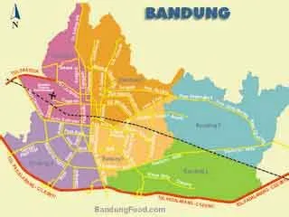 Gambar Peta Kota Bandung Terbaru