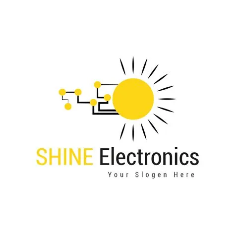 Electronics + solar system ( Logo design ) - MasterBundles