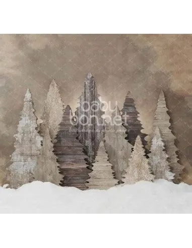 Rustic pine trees (backdrop)