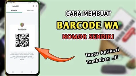 Cara Membuat Barcode WA Sendiri - YouTube