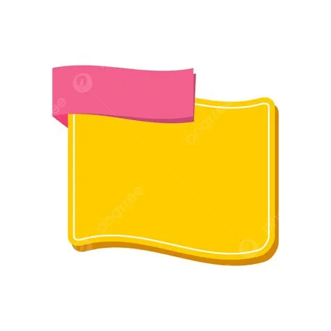 Yellow Banner Design On Transparent Background, Banner Design, Banner ...