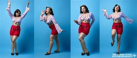 1050 Vintage Pin Up Girl Poses - FlippedNormals