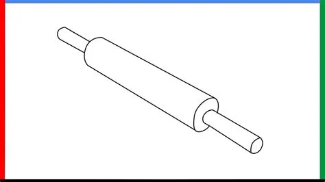 Drawing Of Rolling Pin at Clifford Mitchell blog