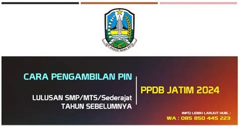 CARA PENGAMBILAN PIN UNTUK LULUSAN JATIM SEBELUM TAHUN 2024 │ PPDB ...