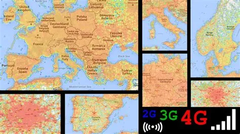4g Coverage Map Of Europe - Map