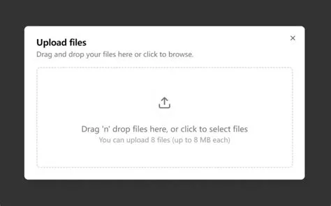 Drag Drop Upload Component with Validation - Shadcn Image Uploader