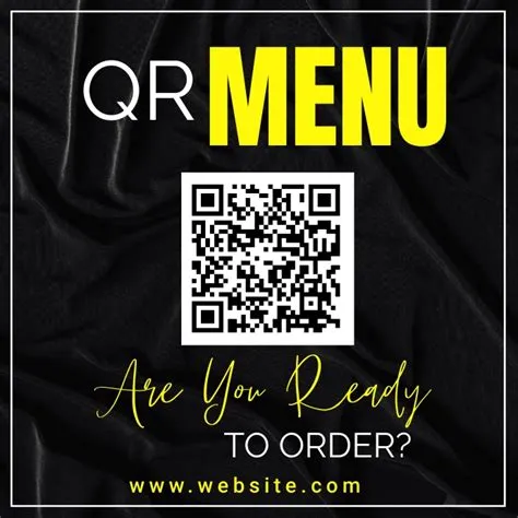 Qr code menu template | PosterMyWall