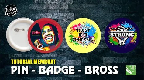 Tutorial membuat desain pin sederhana dengan coreldraw - YouTube