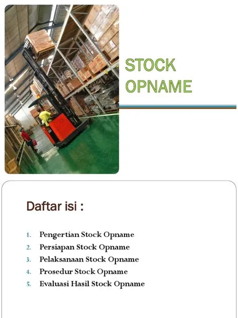 Stock Opname di Grand Valonia Jember | PDF