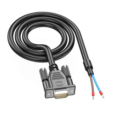 DB9pin RS232 To RS485 Extension Cable 9pin Data Cord Featuring Bare ...