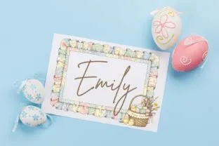 Storybook Easter Borders & Frames Graphic by Amanda Clark Fleming ...