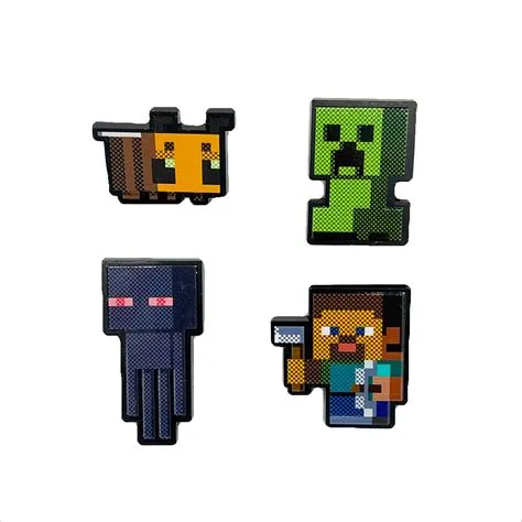 Minecraft - Mob Pin 4-Pack - Clothing - EB Games New Zealand