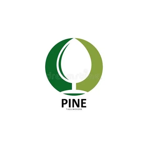 Pine Logo Template Vector Icon Illustration Stock Vector - Illustration ...
