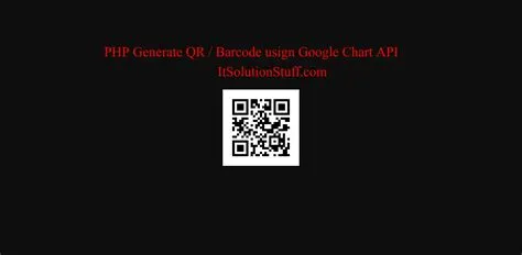 PHP Generate QR Code using Google Chart API Example - ItSolutionstuff.com