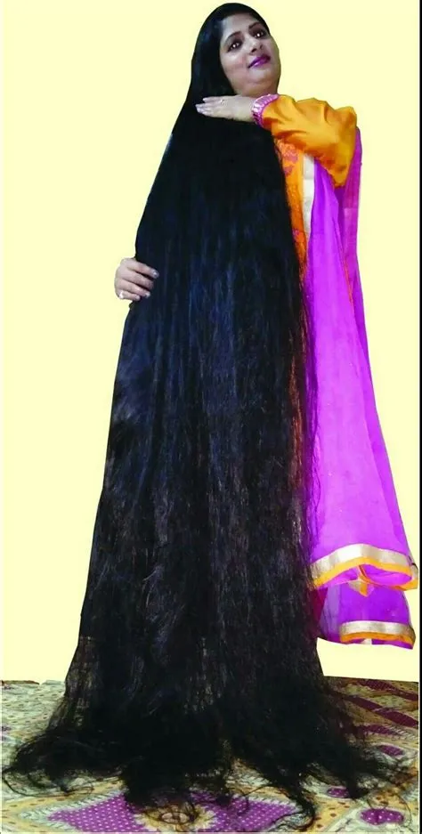 by Preksha Pujara on Indian long hair | Long indian hair, Long hair ...