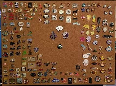 I love the idea of using corkboard for a pin display, but I don't quite ...