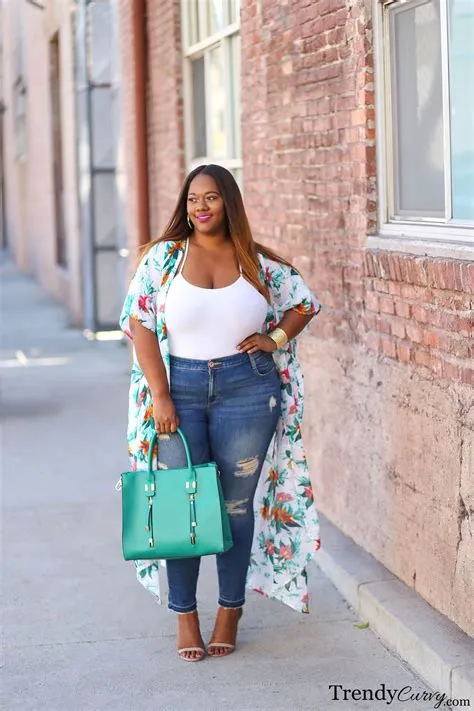 Spring Florals - Trendy Curvy | Plus size outfits, Plus size fashion ...