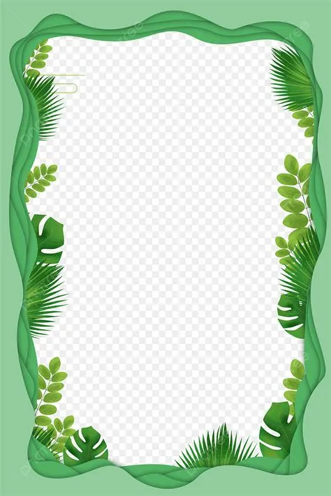 Spring Nature PNG Transparent, Spring Nature Plant Poster Border, Paper ...
