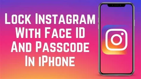 How To Lock Instagram With Face ID And Passcode in Instagram - YouTube