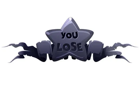 Black star badge you lose, Game award icon for 2D 18926552 Vector Art ...