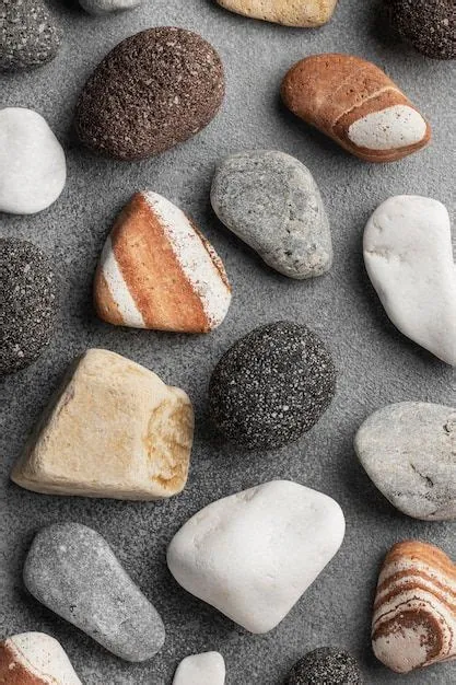 Free Photo | Flat lay stone collection | Stone collection, Flatlay ...