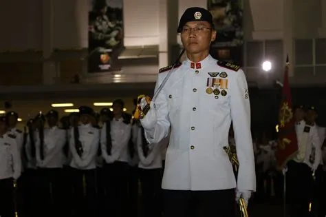 The Singapore Army - The Parade Commander for the evening was SLTC ...