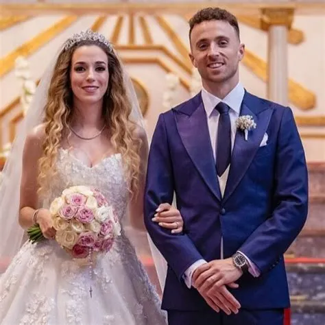 Diogo Jota e Rute Cardoso fariam um mês de casados. Em dia especial ...