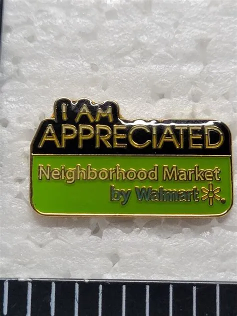 I AM APPRECIATED NEIGHBORHOOD MARKET HAT LAPEL PIN PIN BACK USED (N1408 ...