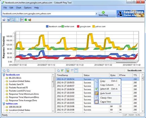 Colasoft Ping Tool screenshot and download at SnapFiles.com
