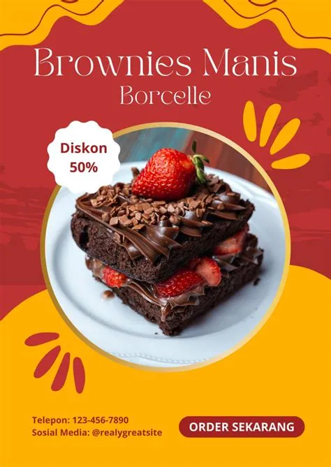 Gratis Contoh Poster Makanan Unik - Canva