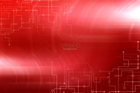 Tech Background Red