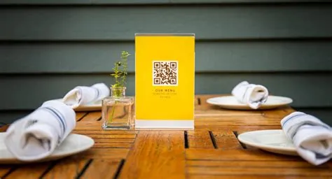 How do QR code menus work for restaurants?