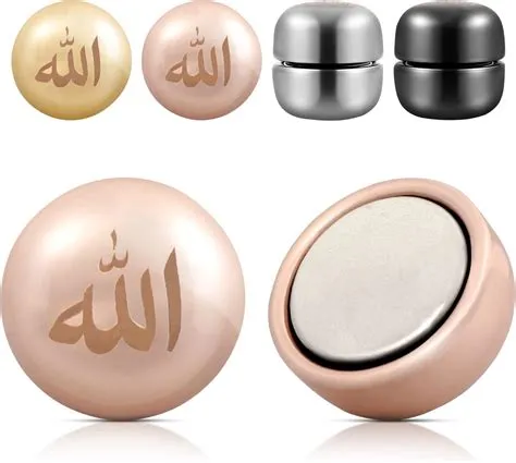 Amazon.com: Hijab Magnets Pins Allah,4 Pairs Hijab Magnetic Pins for ...