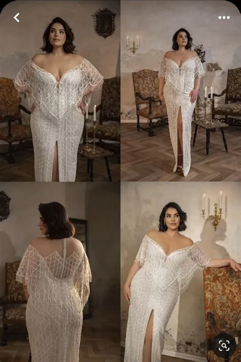 by Elizabeth Peña on Wedding Ideas in 2025 | Curvy wedding dress ...