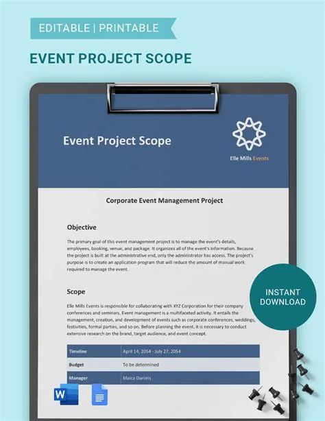 Project Scope Statement in Word, Google Docs - Download | Template.net