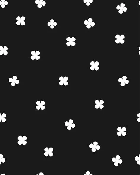 Premium Vector | Black and white flowers seamless pattern wallpaper ...