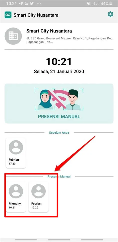 Unggah Presensi Manual · Panduan Mobile apps Instansi