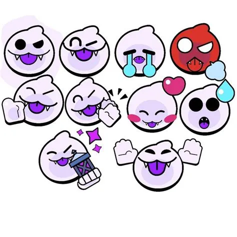 GHOST SQUEAK PINS | Star emoji, Cat nap, Emoji