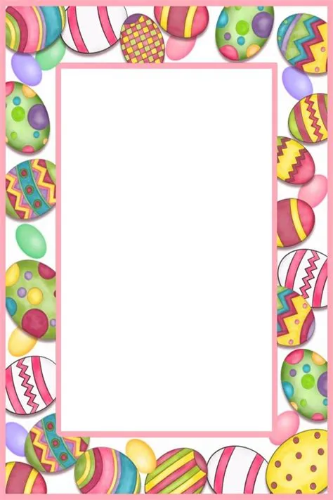 Printable Easter Border