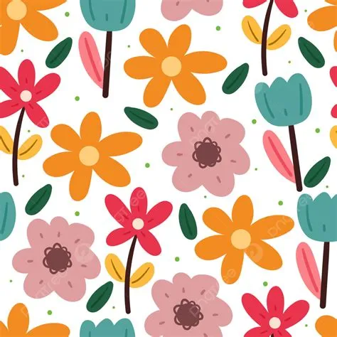 Flower Pattern Vector Free at Jaclyn Glenn blog